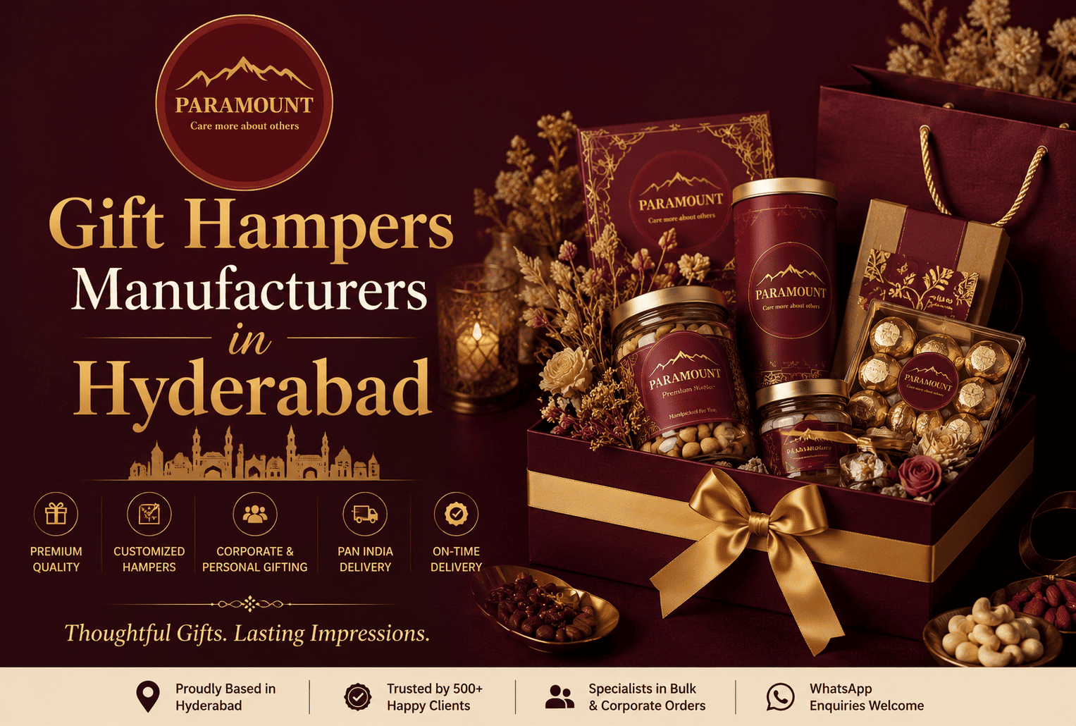 Gift Hampers Manufacturers in Hyderabad – Paramount Hampers
