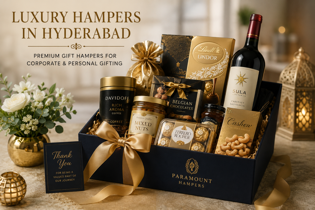 Luxury hampers in Hyderabad with premium corporate and personalized gift hampers