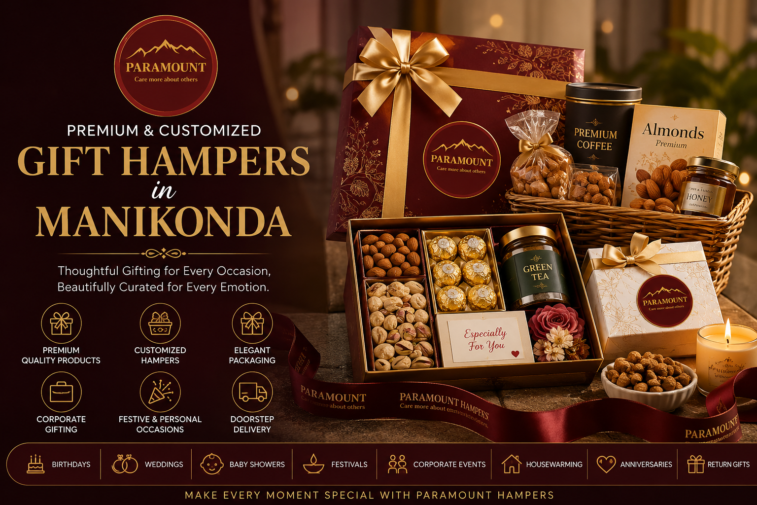 Gift Hampers in Manikonda by Paramount Hampers