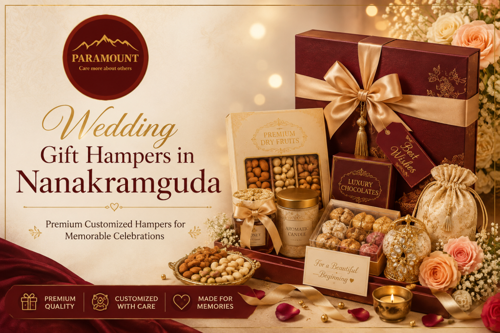 Wedding Gift Hampers in Nanakramguda with premium customized wedding gift boxes and elegant packaging