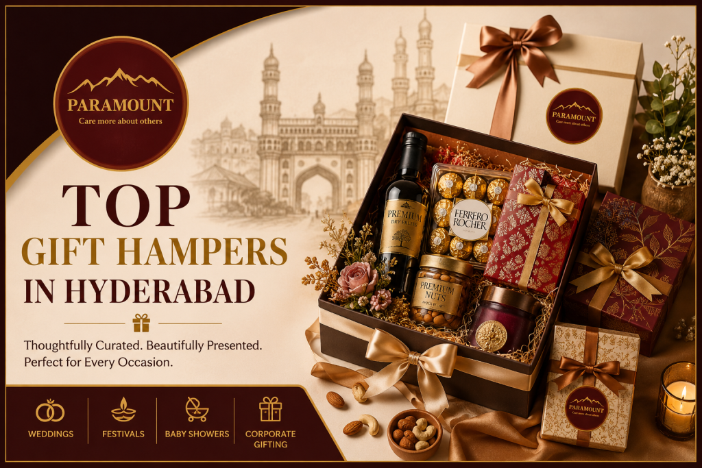 TOP Gift Hampers in Hyderabad with premium customized gift boxes for weddings festivals and special occasions