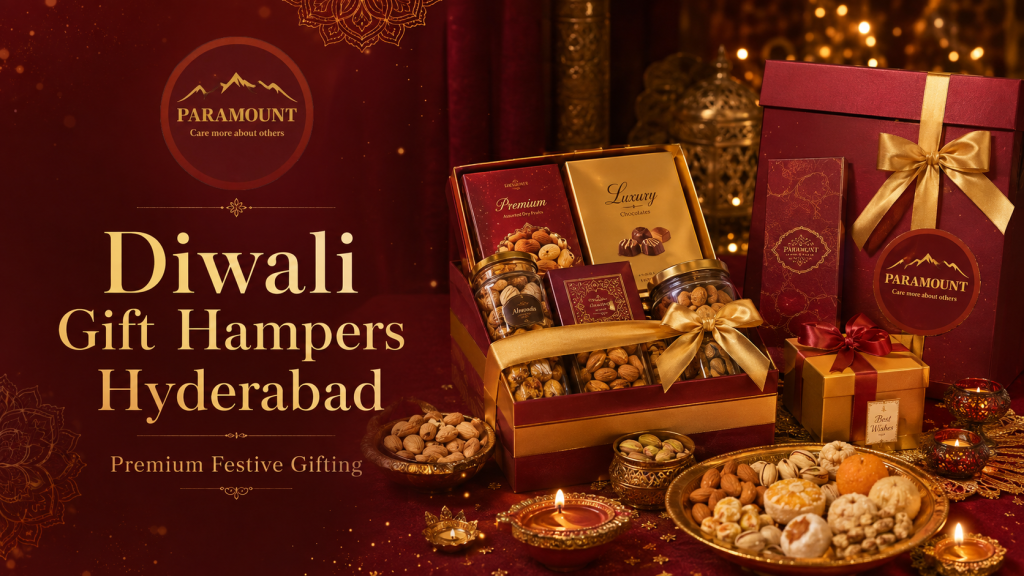 Diwali Gift Hampers Hyderabad with sweets dry fruits chocolates and customized festive packagingDiwali Gift Hampers Hyderabad with sweets dry fruits chocolates and customized festive packaging