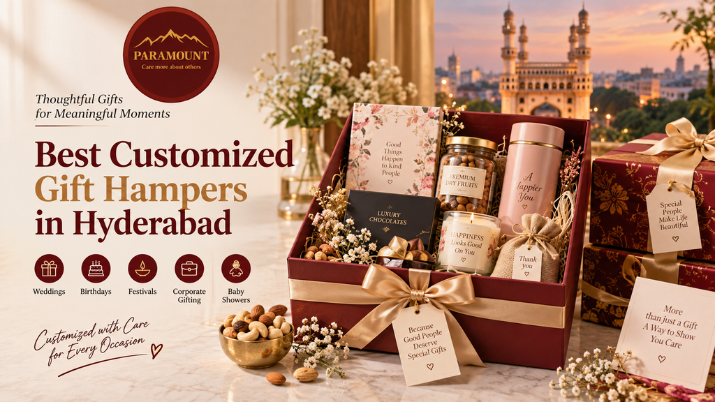 Best Customized Gift Hampers in Hyderabad by Paramount Hampers