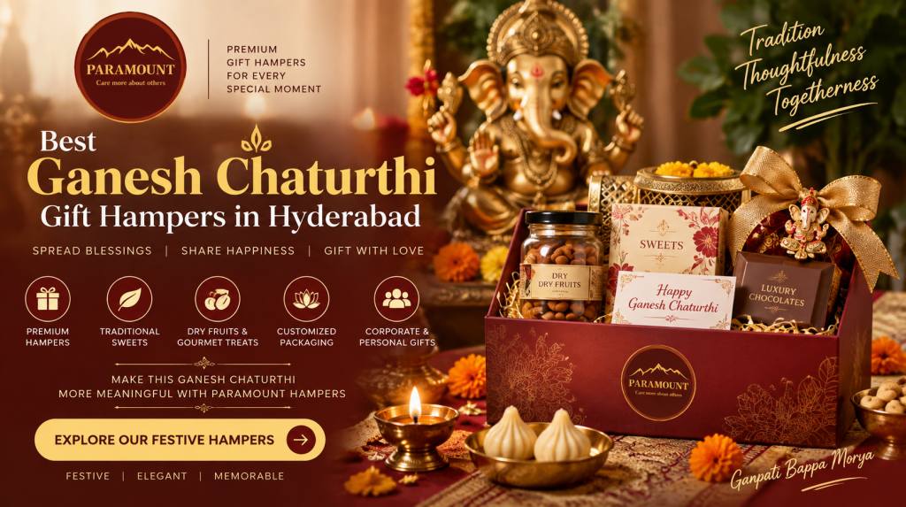 Best Ganesh Chaturthi Gift Hampers in Hyderabad by Paramount Hampers