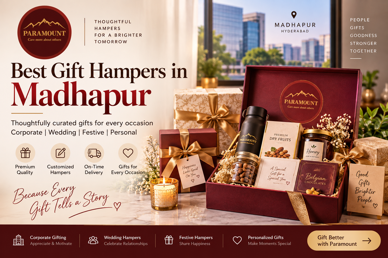 Best Gift Hampers in Madhapur by Paramount Hampers