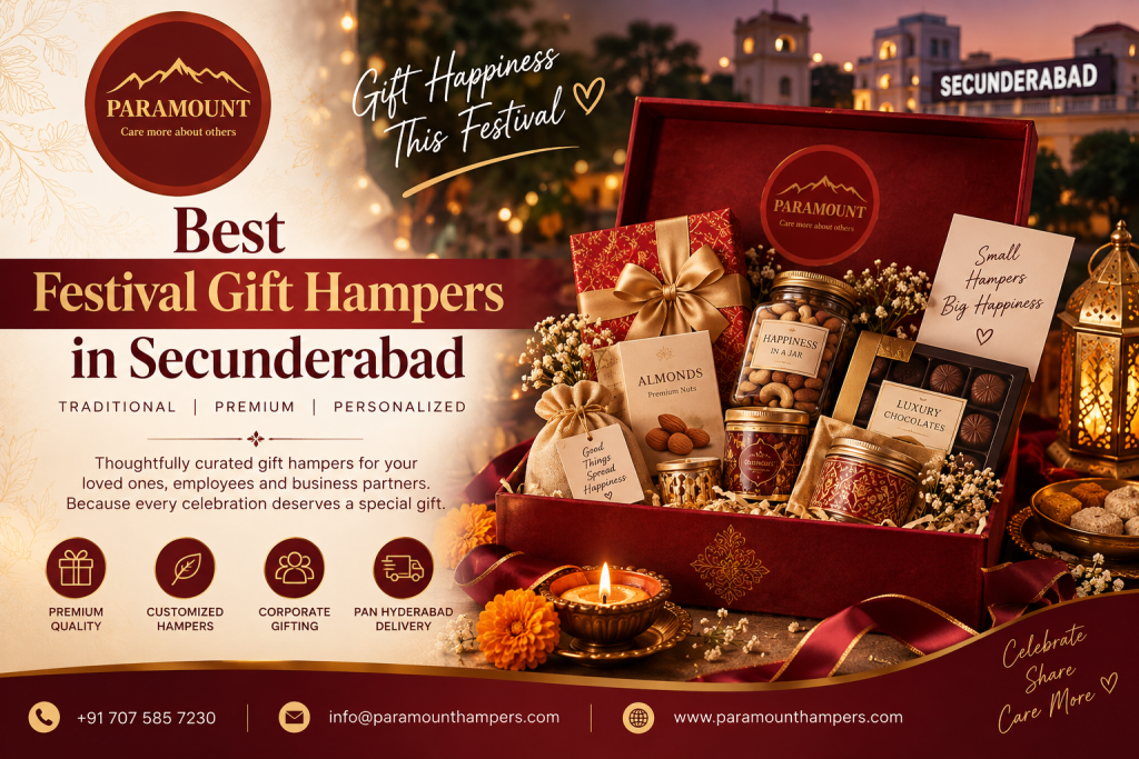 Best Festival Gift Hampers in Secunderabad by Paramount Hampers