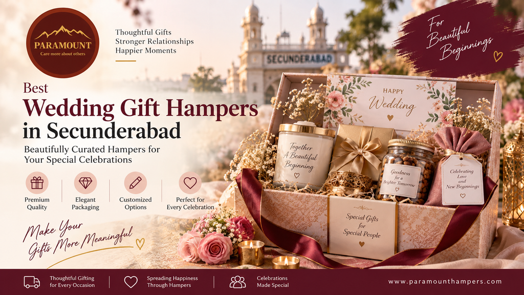 Best Wedding Gift Hampers in Secunderabad by Paramount Hampers