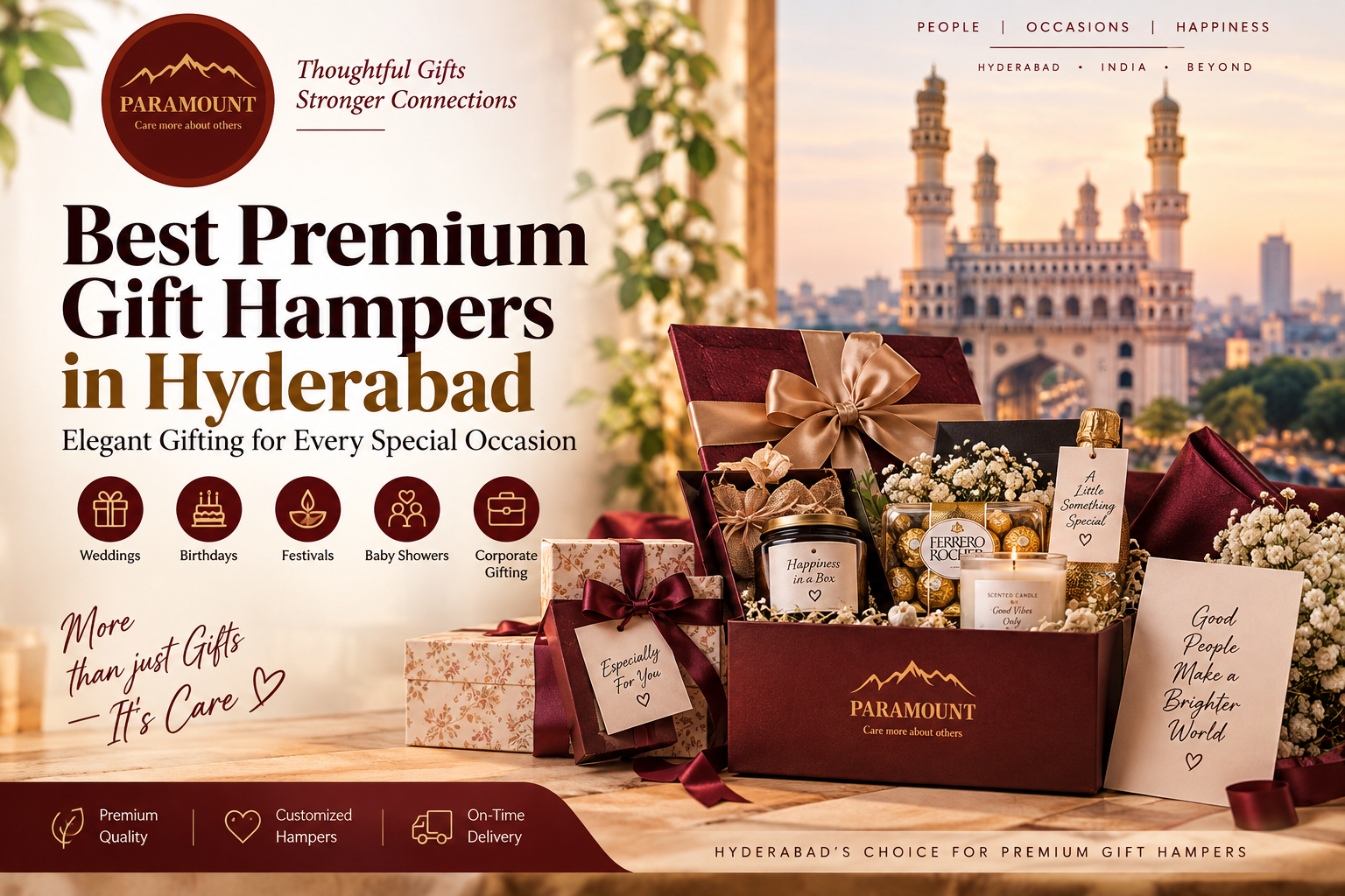 Best Premium Gift Hampers in Hyderabad by Paramount Hampers