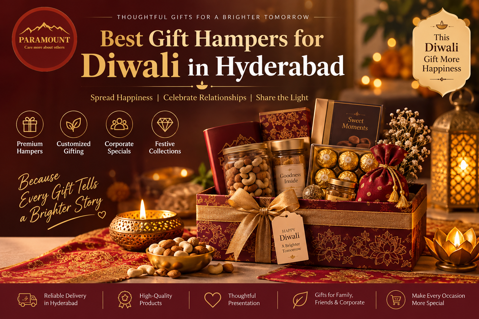 Best Festival Gift Hampers in Hyderabad by Paramount Hampers